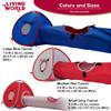 Living World Pet Tunnel, Gray/Red view 4
