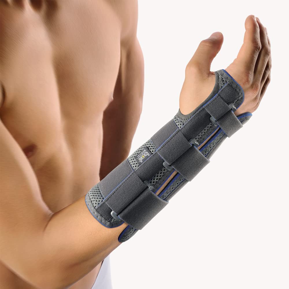 Bort ManuStabilPro Open-Design Wrist Orthosis, M, Gray, Right
