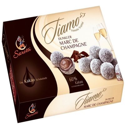 Sarotti Tiamo Dark Marc des Champs, 125 g