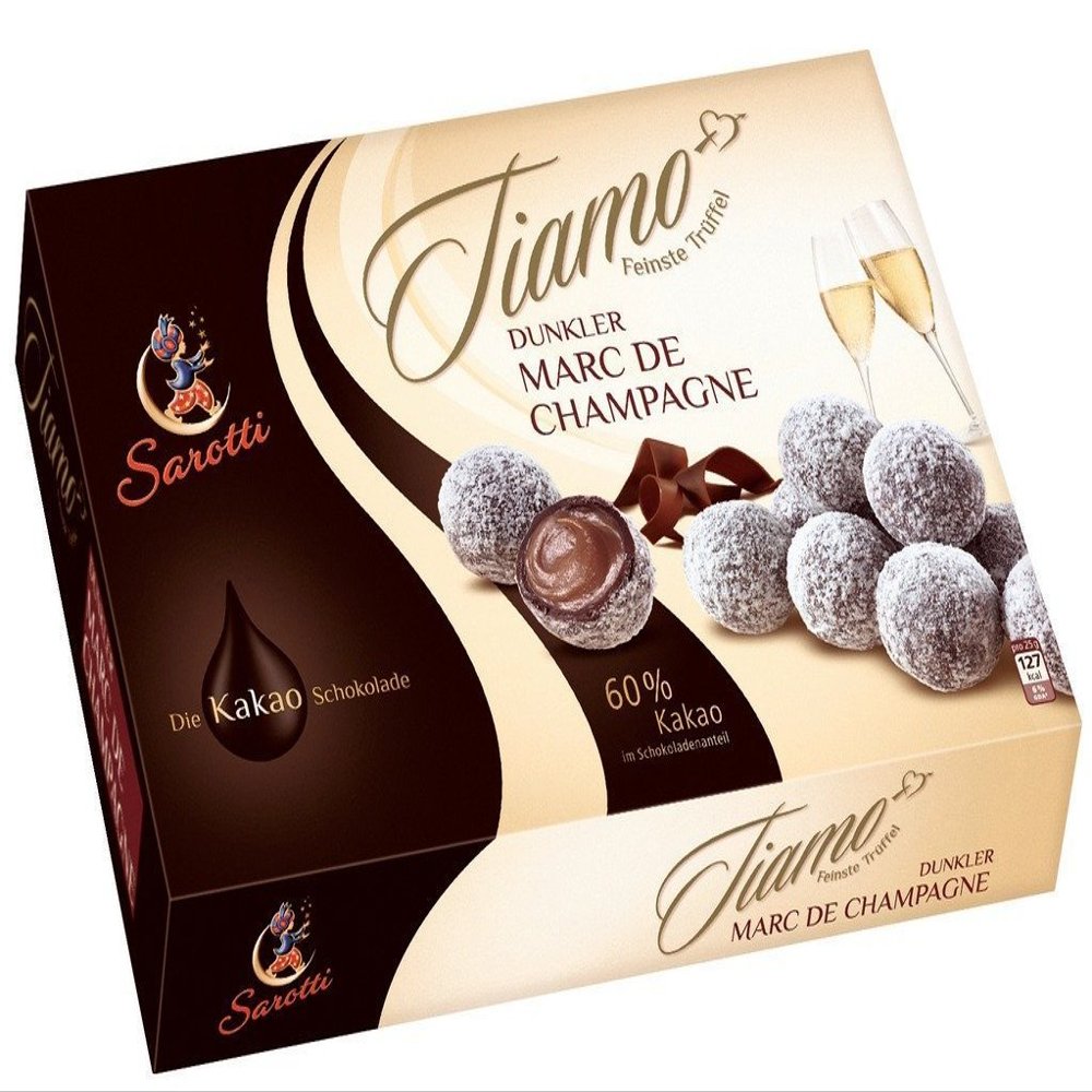 Sarotti Tiamo Dark Marc des Champs, 125 g