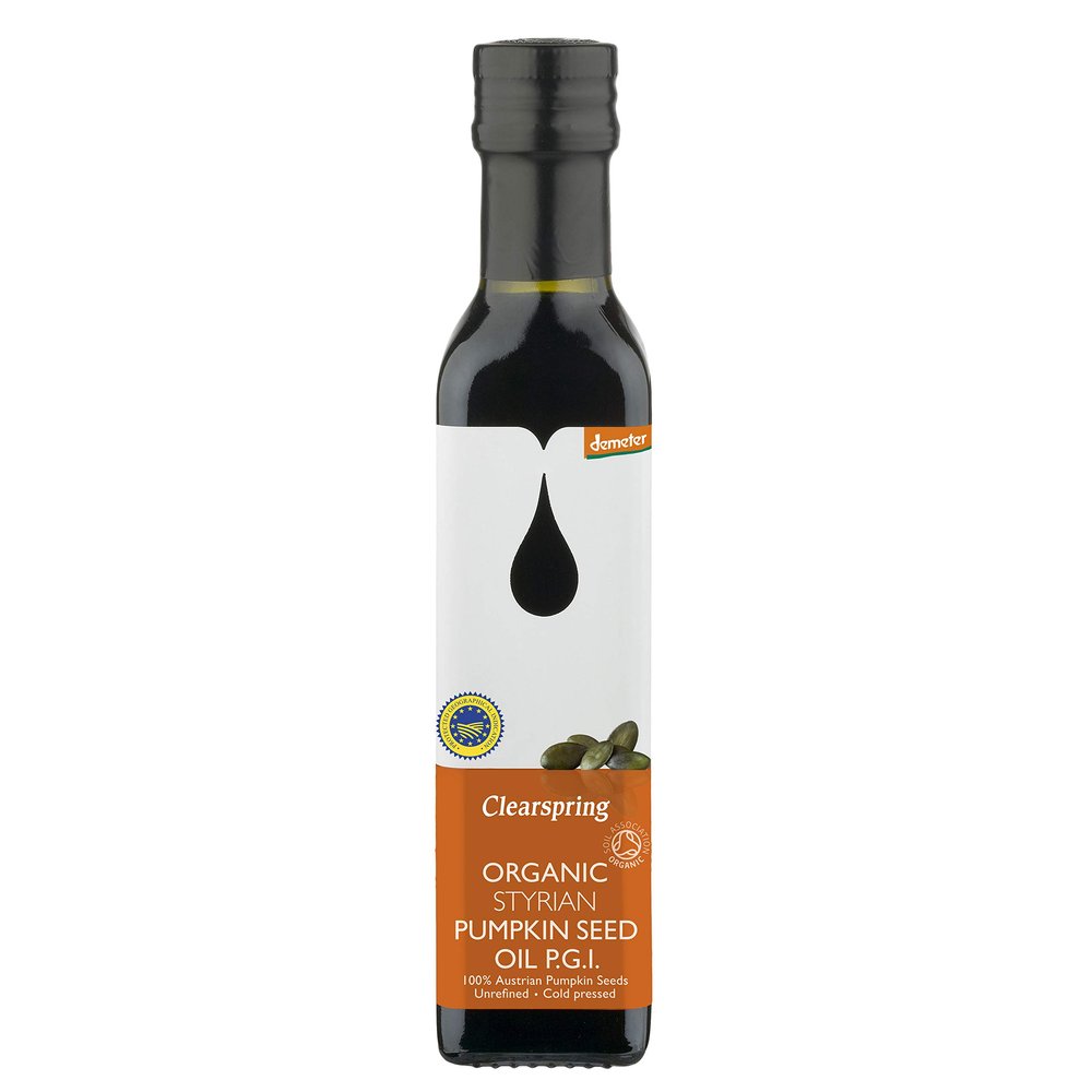 Clearspring Organic Roasted Pumpkin Seed Oil, 8.45 fl oz, 2-Pack