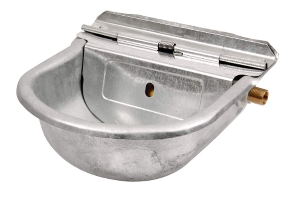 Kerbl S1090 Float Valve Dog Drinker, Hot-Dip Galvanized