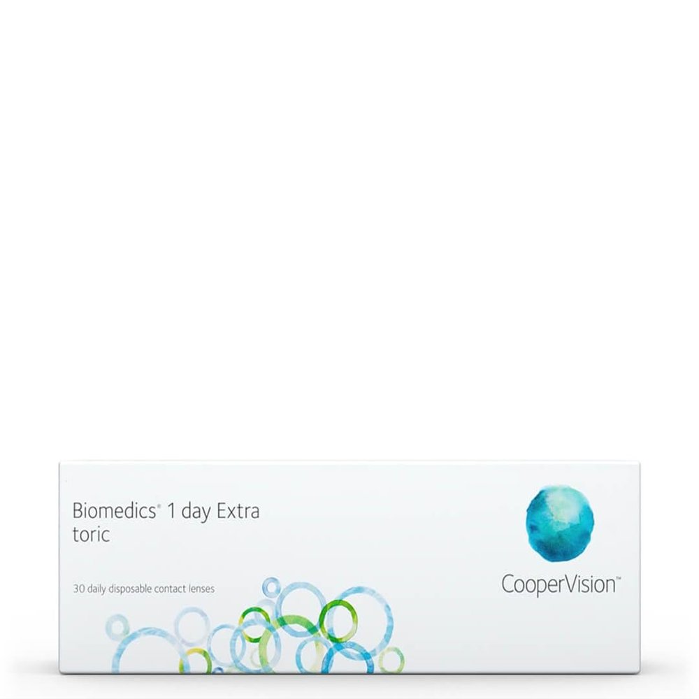Biomedics Toric Soft Daily Disposable Contact Lenses, 30 ct / BC 8.7 mm / DIA 14.5 / CYL -0.75 / Axis 090 / -3.00 D
