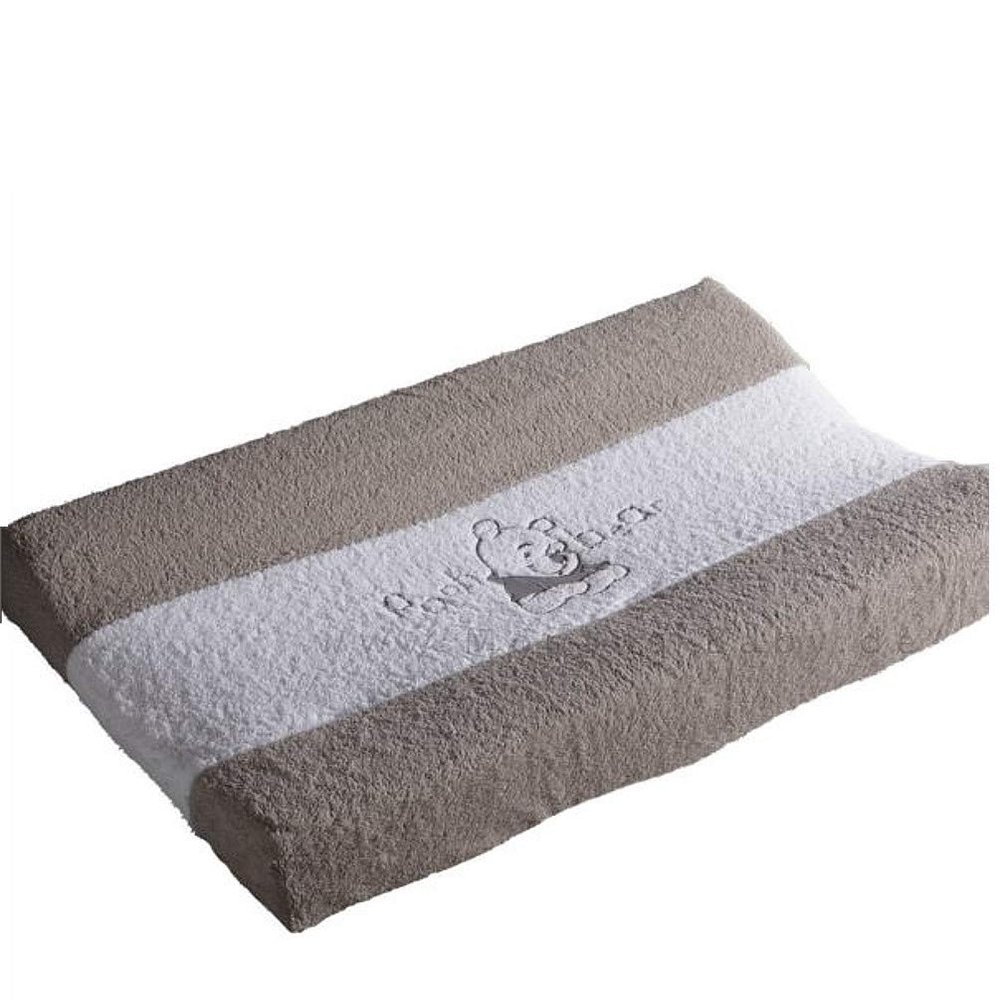 Anel Pooh Bear Terry Changing Pad Cover, Gray/White