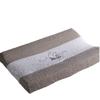 Anel Pooh Bear Terry Changing Pad Cover, Gray/White view 1