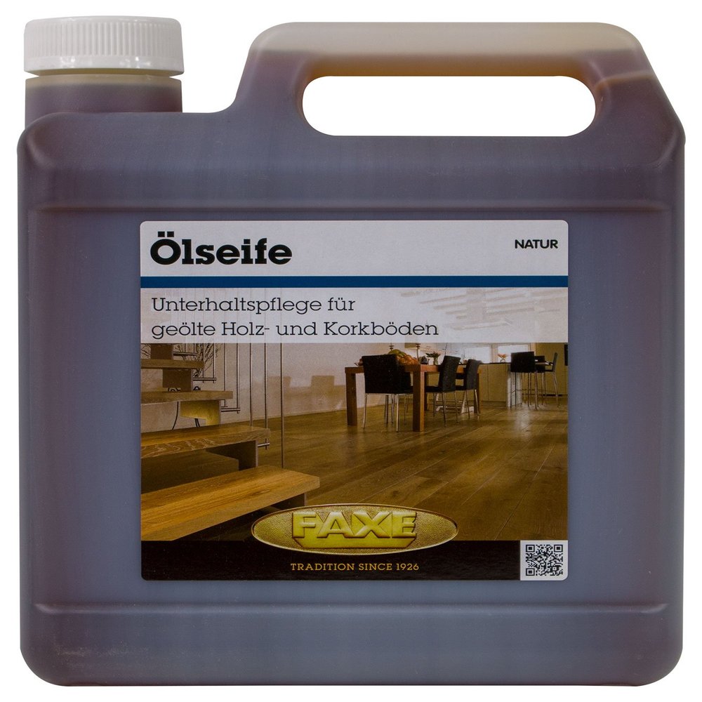 Faxe Natural Oil Soap, 2.5 L, Wood Floor Soap for Cork and Wood