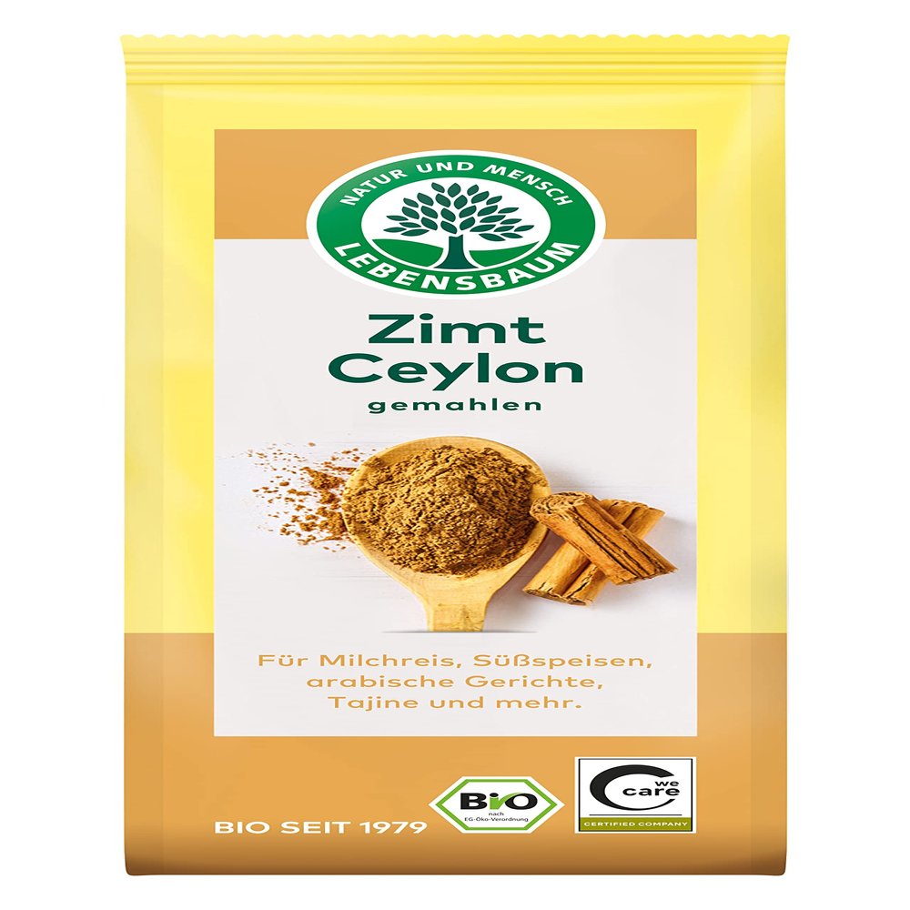 LEBENSBAUM Organic Ground Ceylon Cinnamon, 50 g