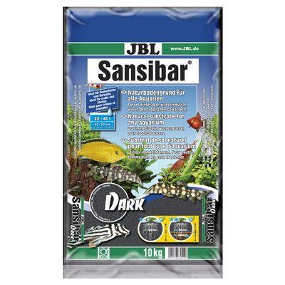 JBL Sansibar Dark Substrate for Freshwater Aquariums, 10 kg, 67051