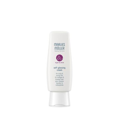 Marlies Müller Style & Shine Soft Glossing Cream - Styling Cream with Marine Plant Oils for Curly & Frizzy Hair - Shine & Smoothness - Anti-Frizz - Made in Germany - 100 ml
