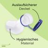 Medi-Inn Urinal Set for Men – Milky PP Urinal with Holder & Brush view 4