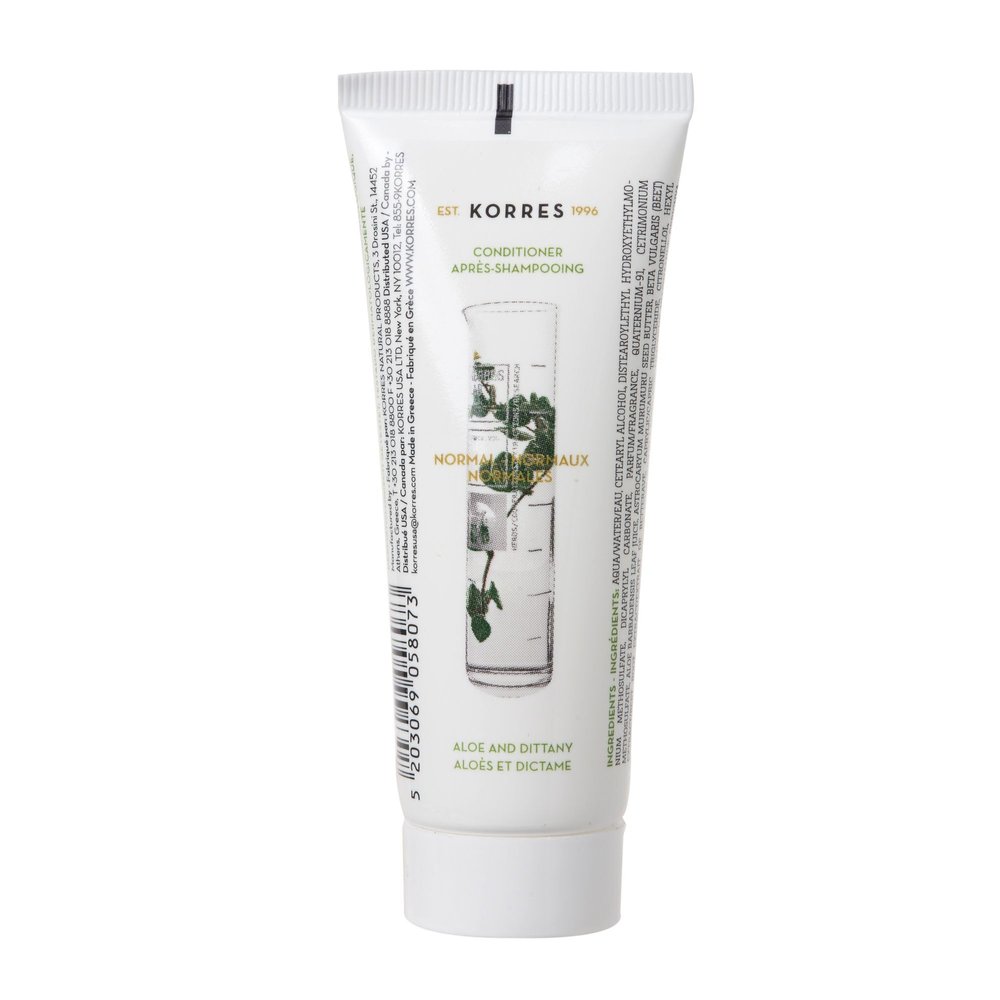 KORRES Aloe & Dittany Conditioner for Normal Hair, Vegan, 200 mL