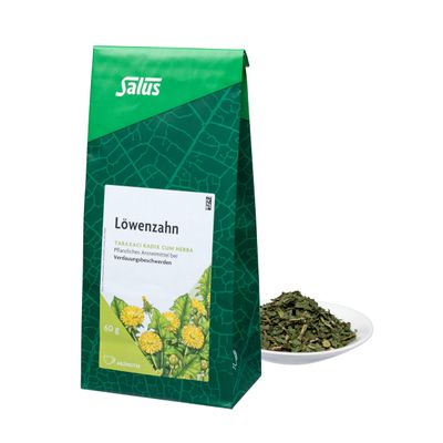 Salus Dandelion Tea – 1 x 60 g Bag – Loose – Medicinal Tea – Taraxaci radix cum herba – Herbal Medicinal Product for Digestive Complaints – Organic