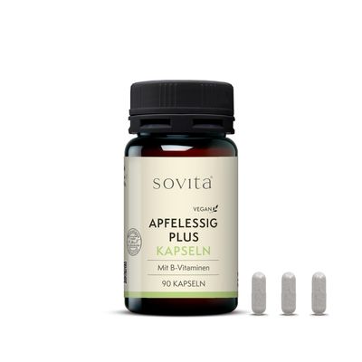 Sovita Care Apple Cider Vinegar Plus Capsules, 90 ct