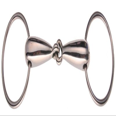 ARBO-INOX Stainless Steel Gag Snaffle Bit, 12.5 cm