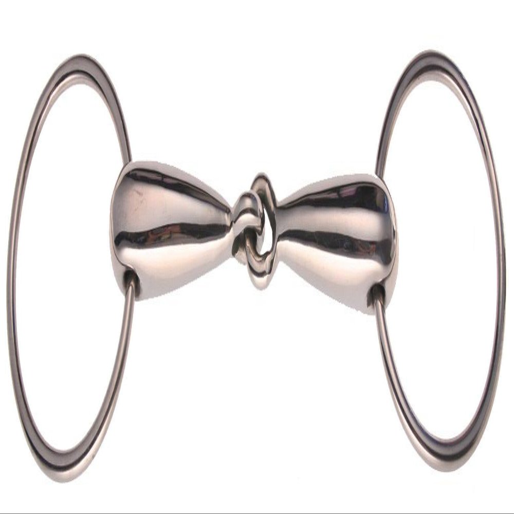 ARBO-INOX Stainless Steel Gag Snaffle Bit, 12.5 cm