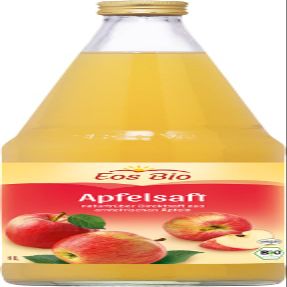 Eos Organic Organic Apple Juice, Naturally Cloudy (1 x 1000 ml)