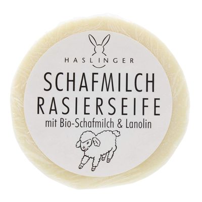 Haslinger Shaving Soap, 60 g, Sheep's Milk