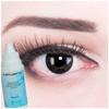 Meralens Soft 12-Month Contact Lenses, Black Out, Non-Prescription, with Case, 1 Pair (2 Lenses) view 1