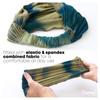 CHARM Women's Hand-Dyed Japanese Marble Khaki Headband view 3