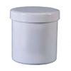 20 Ointment Jars, 250 mL/200 g, White Screw Lids view 1