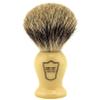 Parker Safety Razor 100% Pure Badger Bristle Shaving Brush with Classic Handle and Ivory Stand view 2