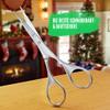 Suvorna Professional 4.5-Inch Mustache and Beard Scissors view 4