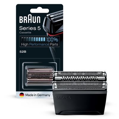 Braun Series 5 Electric Shaver Head, 52B, Black