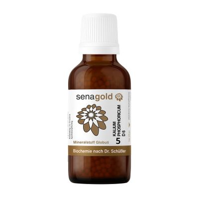 Senagold Schuessler Salt No. 5 Potassium Phosphoricum D6 Lactose-Free Globules, 50 g