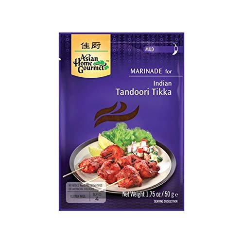 ASIAN HOME GOURMET 3-Pack Indian Tandoori Tikka Marinade 50 g [3 x 50 g]
