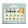 Gem Nail Tips Nail Art Stickers, 3-Pack view 1