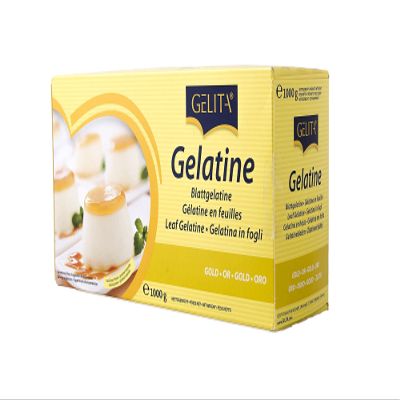 GELITA Pro Leaf Gelatin, 1 kg Bulk Pack, Gold, 500 Sheets