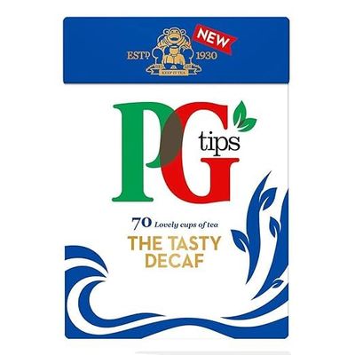 PG Tips Pyramid Decaf Black Tea, 80 Tea Bags, 250 g