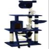 Go Pet Club 62-inch Cat Tree, Blue view 1