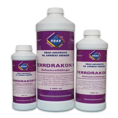 DRAK-Aquaristik Ferrdrakon K Complete Potassium Fertilizer Solution, 1.0 Liter