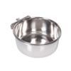 Karlie Screw-Mount Bowl for Small Animals - S - Stainless Steel - Silver - 290 ml - 10 cm Diameter view 1