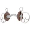 Beris Spring Combination Curb Bit, Soft Tongue-Arch Bar, Gray, 10246-130-S view 1