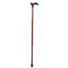 Walking Cane with Anatomical Right-Hand Grip, Bronze view 1