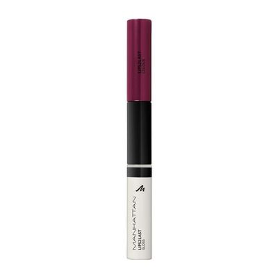 Manhattan Lips2Last Colour & Gloss, Lip Color and Lip Gloss, Soft Berry 56Q, 8 ml
