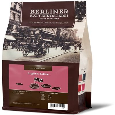 English Toffee Flavored Coffee Beans 250 g