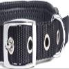 Petface Padded Dog Collar, Nylon, Small, Red view 3