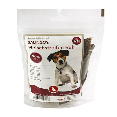 SALiNGO Venison Chews for Dogs, 100g
