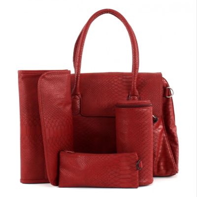 LÄSSIG Tender Brief Bag Diaper Bag, Red Dragon