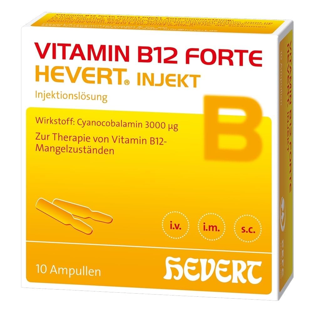 Vitamin B12 forte Hevert inject ampoules, 10 ampoules