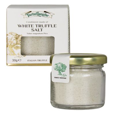 TARTUFLANGHE French Sea Salt with White Truffle (tuber magnatum pico), 100 g