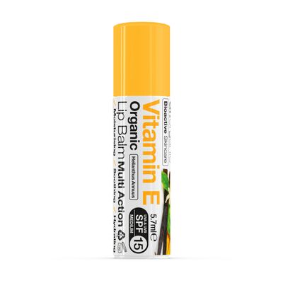 Dr. Organic Vitamin E Lip Balm, 1 Count, 5.7 mL