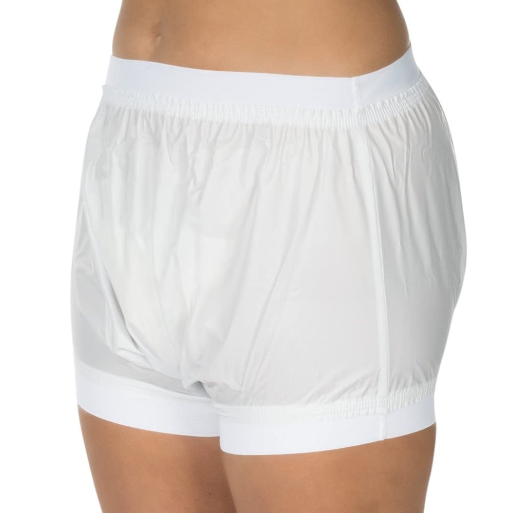 Suprima PVC Incontinence Brief, Pull-On Style, Art. 1-218-001 (Unisex) - Size 54 - White