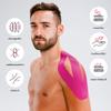 Kintex Kinesiology Tape, 4 Rolls, 2 in x 16.4 ft, Elastic & Water-Resistant view 4
