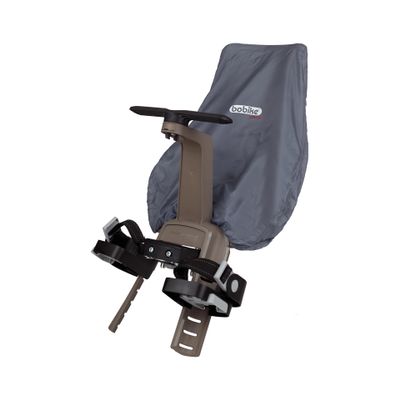 BOBIKE 8015300045 Rain Cover for Bobike Mini and Maxi Bicycle Child Seats, Gray