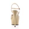 Pleaser Women's Delight-609 Platform Sandals, Beige, EU 40 view 4