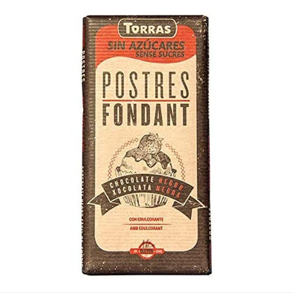 Torras Dark Chocolate Bar Without Added Sugar (200 g)